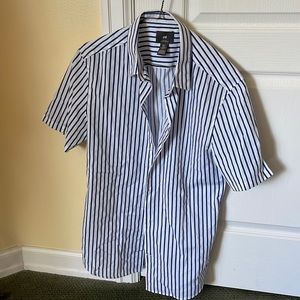 H and m button up